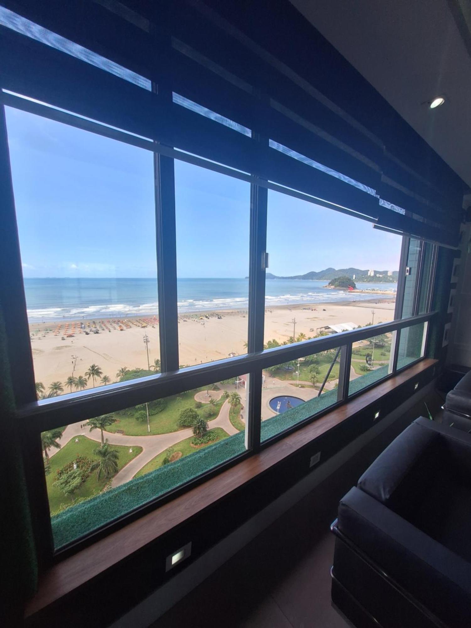 Apartamento Frente Mar Moderno 130M2 Santos Kültér fotó
